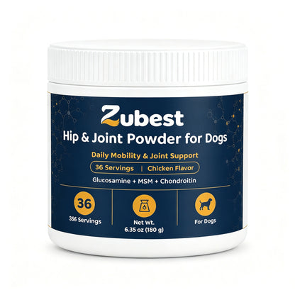 Zubest Hip & Joint Support Powder for Dogs, 180 g bottle