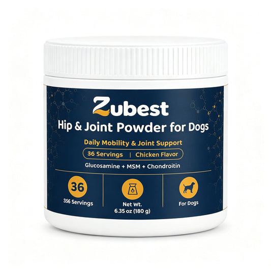 Zubest Hip & Joint Support Powder for Dogs, 180 g bottle