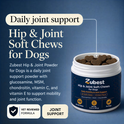 Zubest Dog Hip & Joint Support Soft Chews